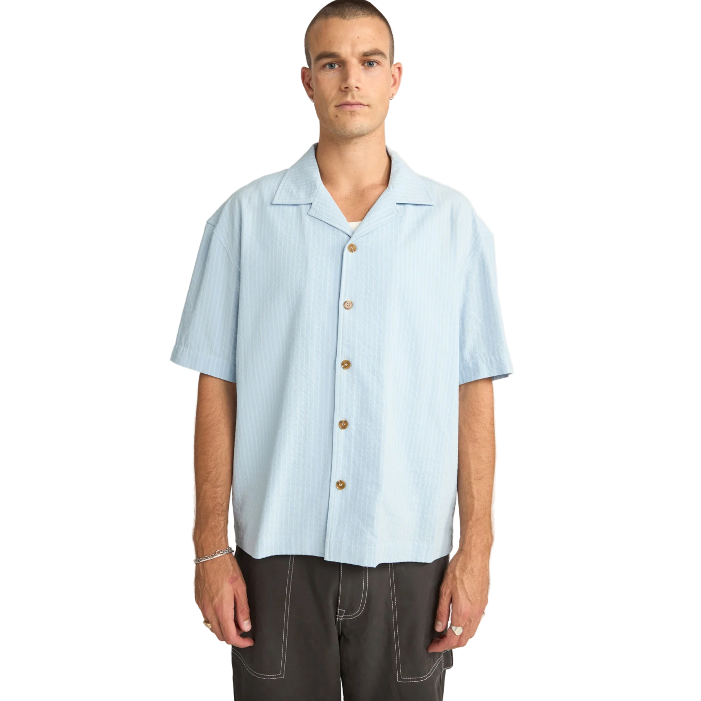 Relaxed Check SS Shirt