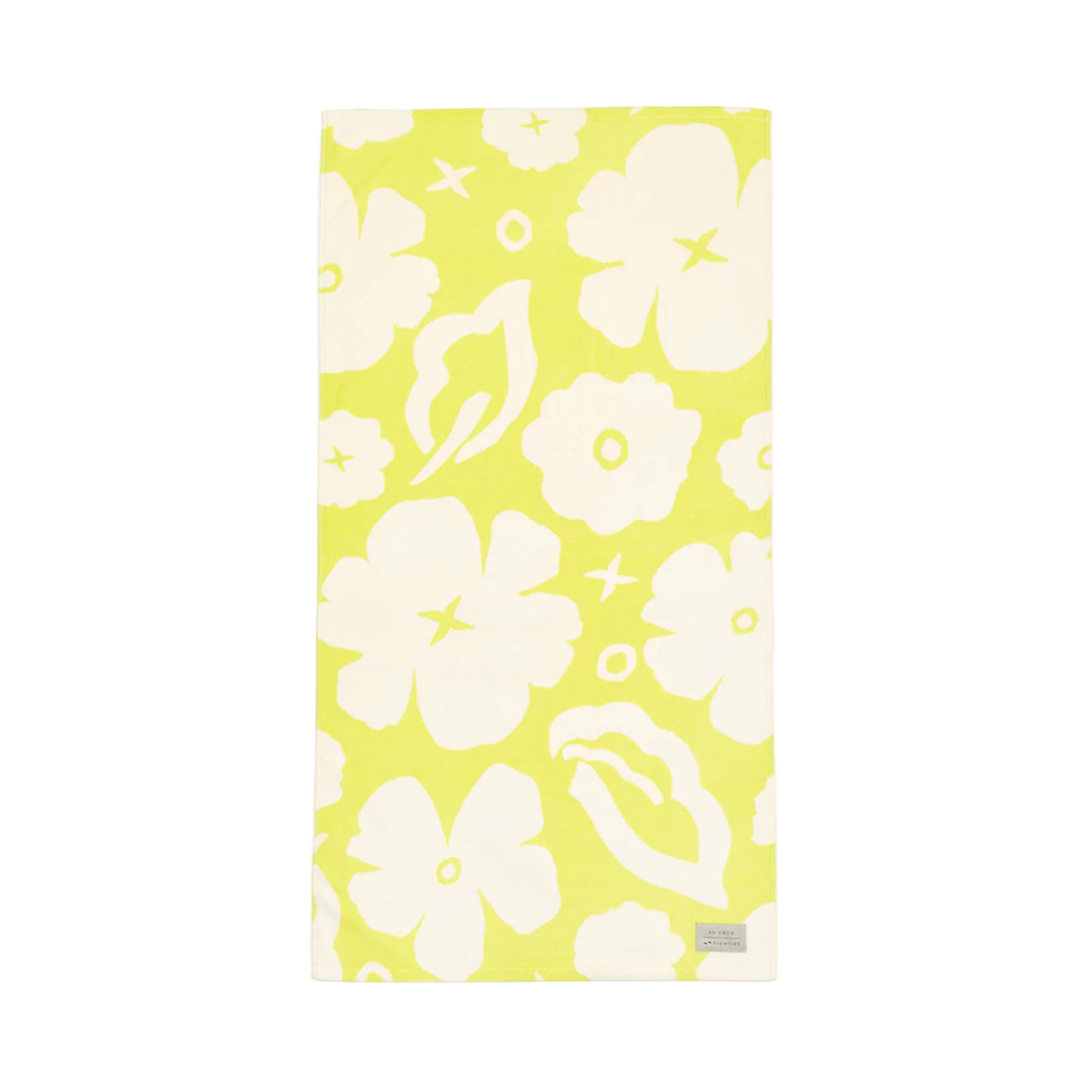 Slowtide - XOXO Beach Towel - Citron - Velocity 21
