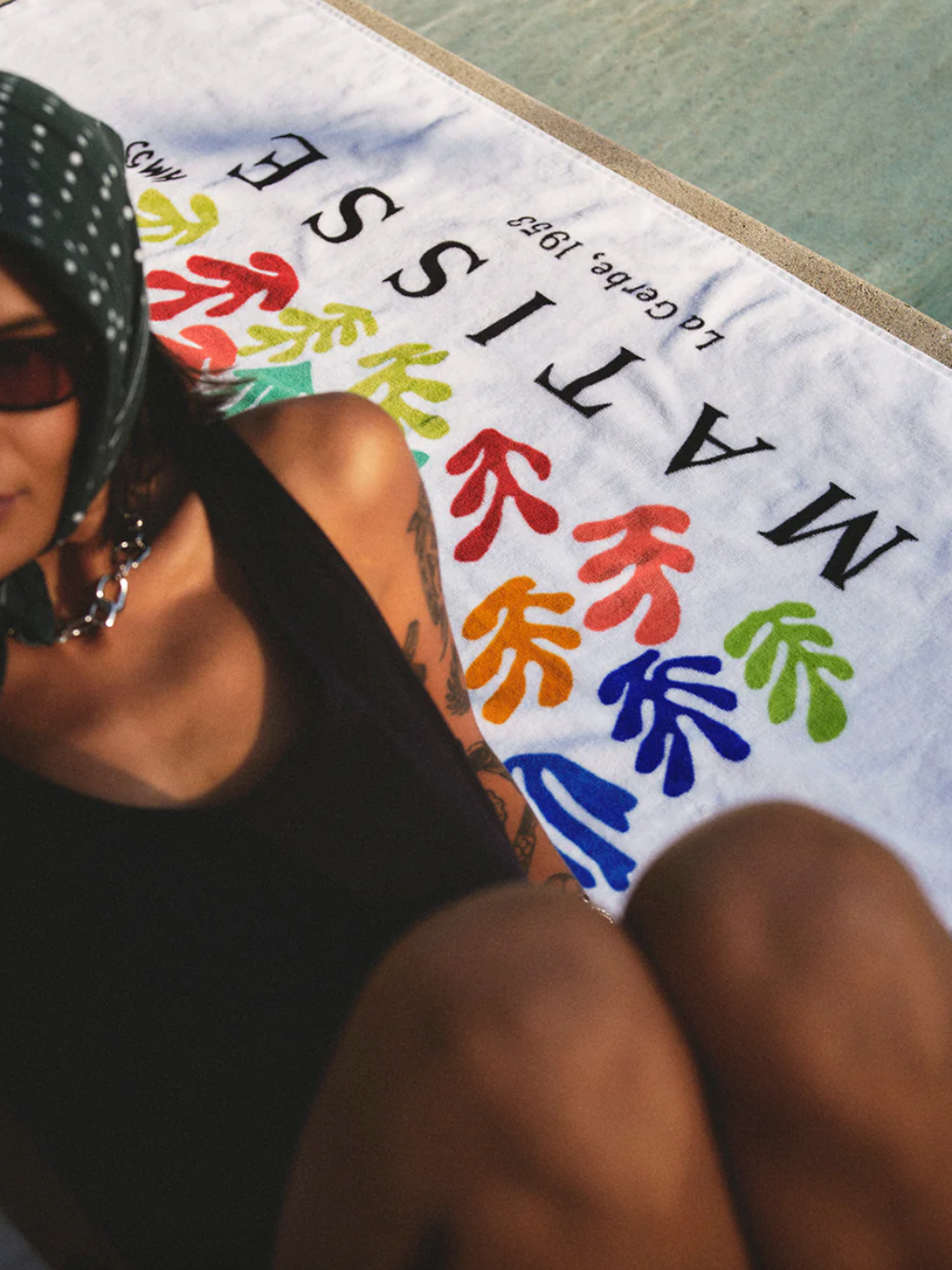 La Gerbe Beach Towel