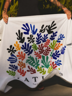 La Gerbe Beach Towel