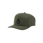 Nixon - Deep Down Flexfit Athletic Fit Hat - Olive - Velocity 21