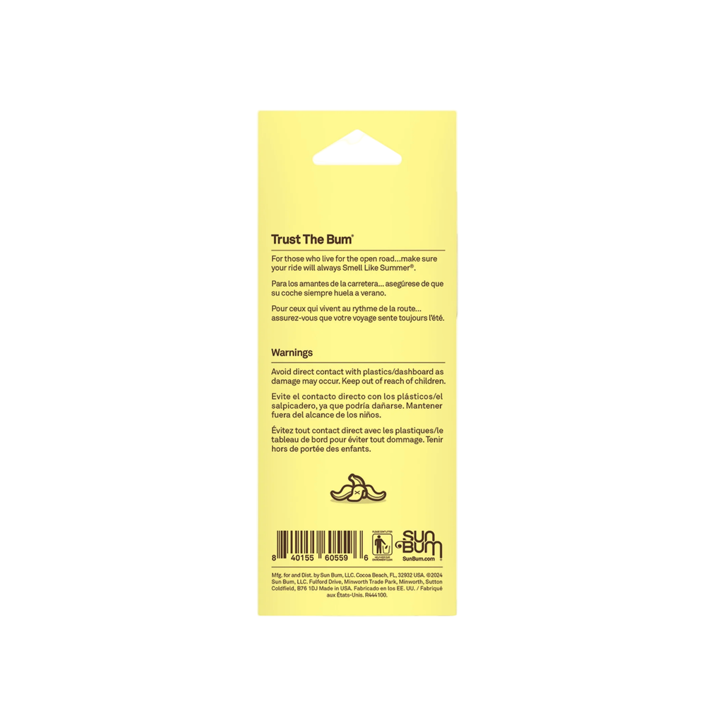 Sun Bum - Air Freshener - Banana - Velocity 21