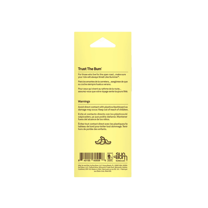 Sun Bum - Air Freshener - Banana - Velocity 21