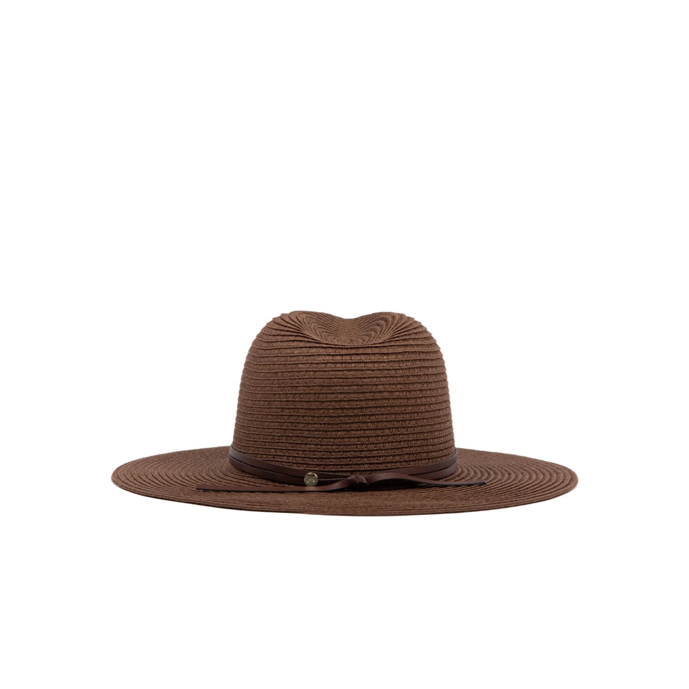 Rusty - Gisele Panama Straw Hat - Chocolate - Velocity 21