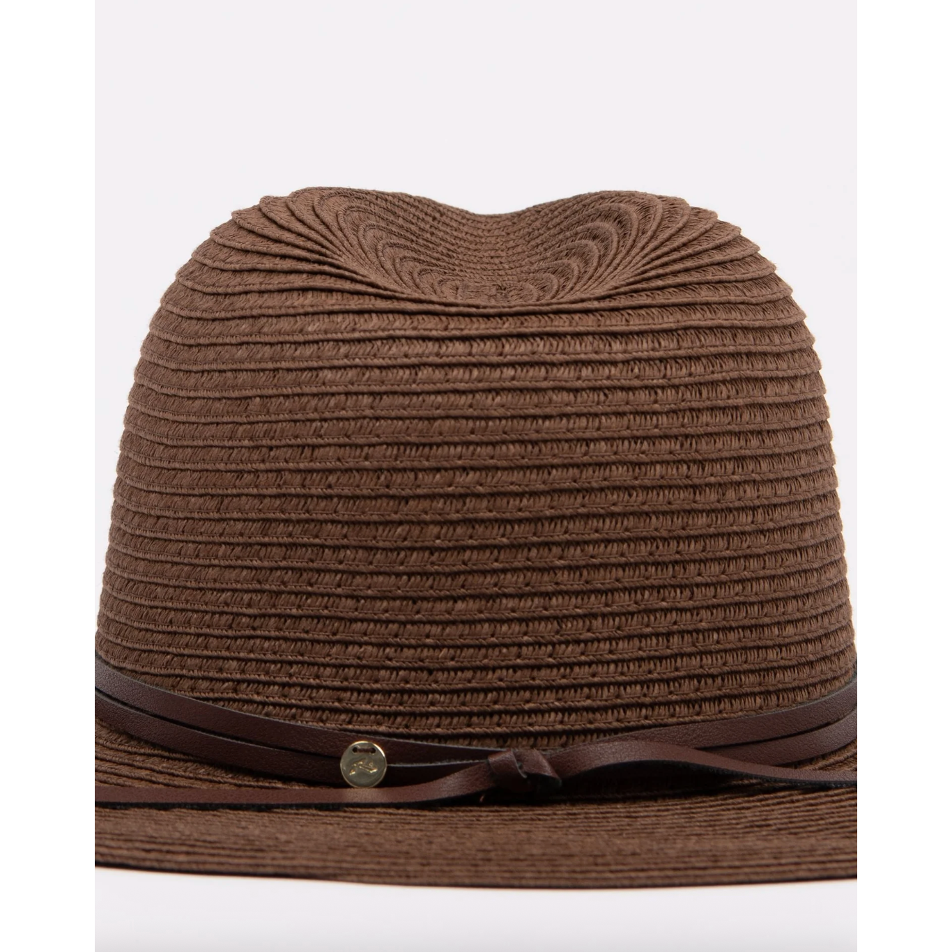 Rusty - Gisele Panama Straw Hat - Chocolate - Velocity 21