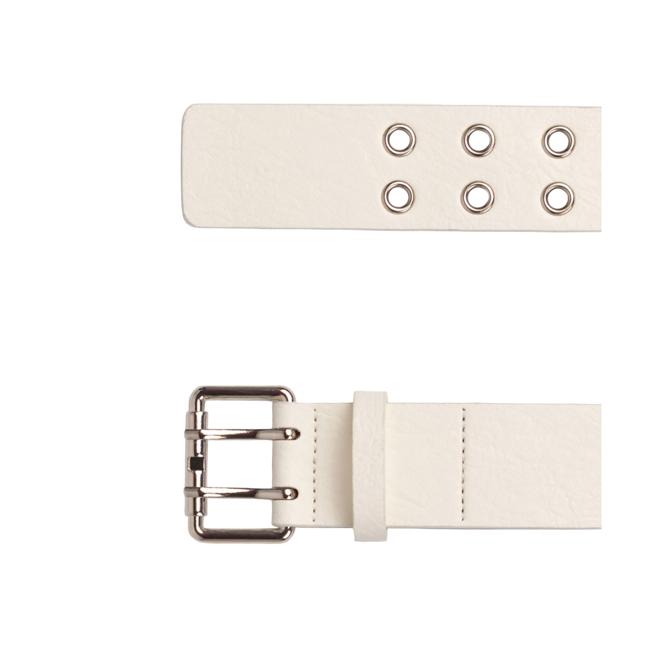Rusty - XOXO Eyelet Belt - Off White - Velocity 21