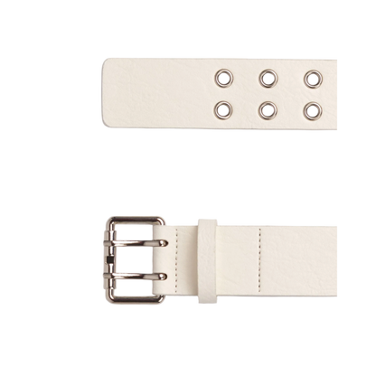 Rusty - XOXO Eyelet Belt - Off White - Velocity 21