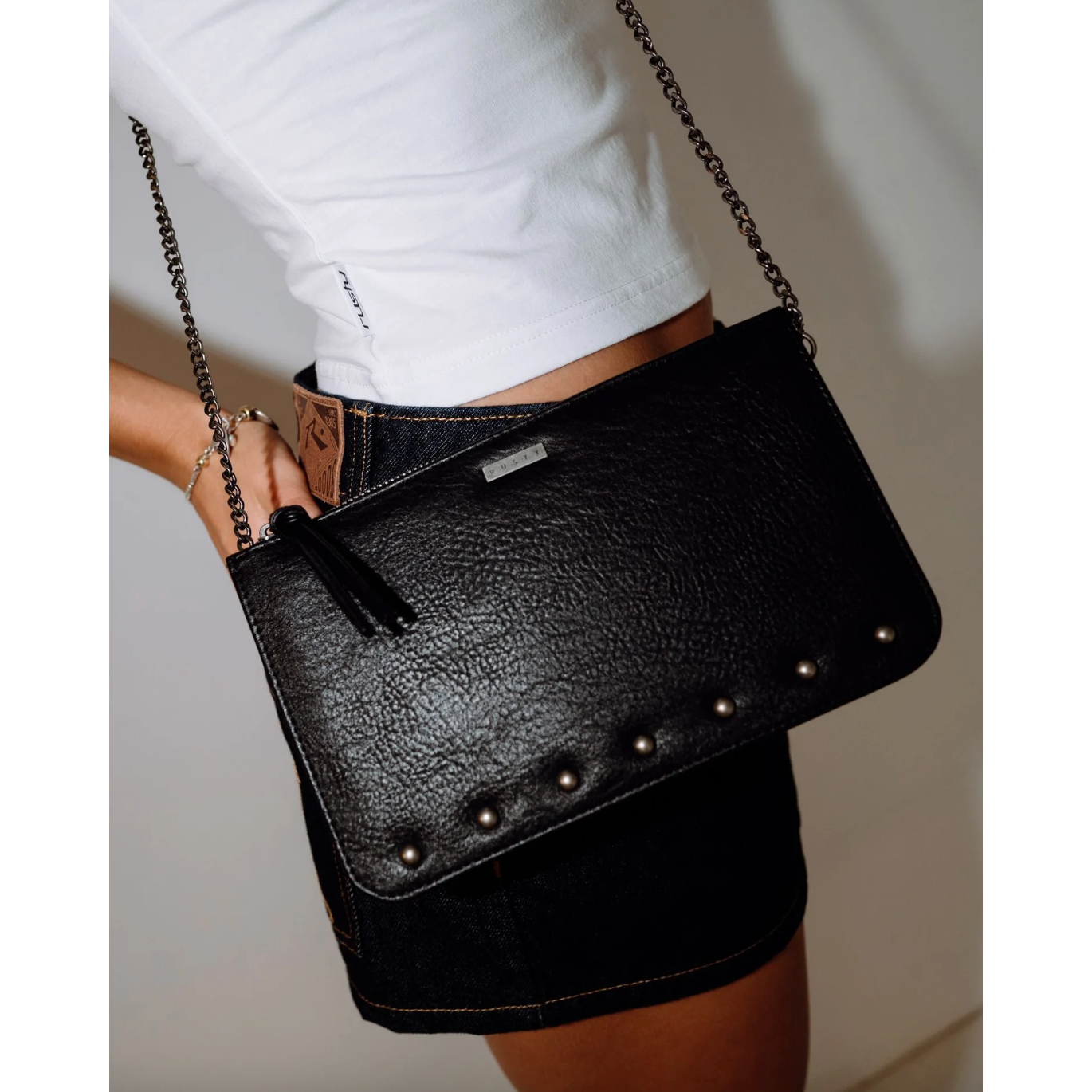 Rusty - Melrose Studded Clutch - Velocity 21