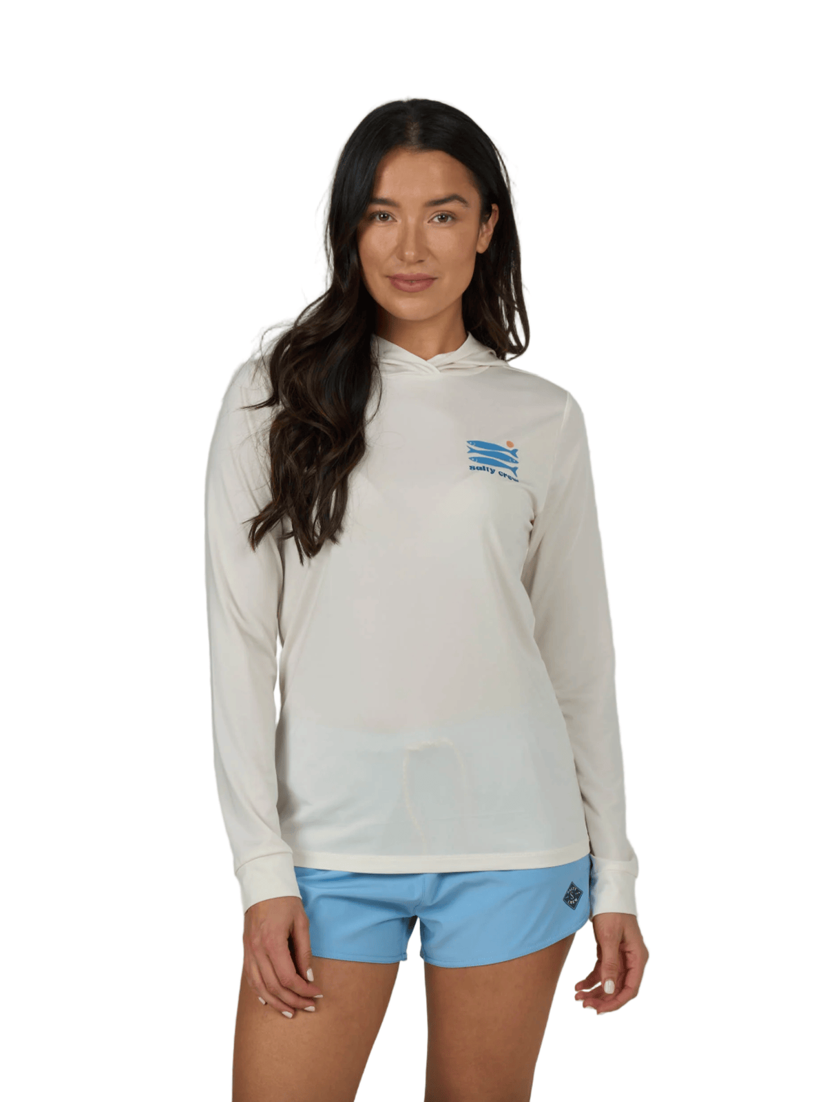 Salty Crew - Small Bite Hood Sunshirt - Off White - Velocity 21