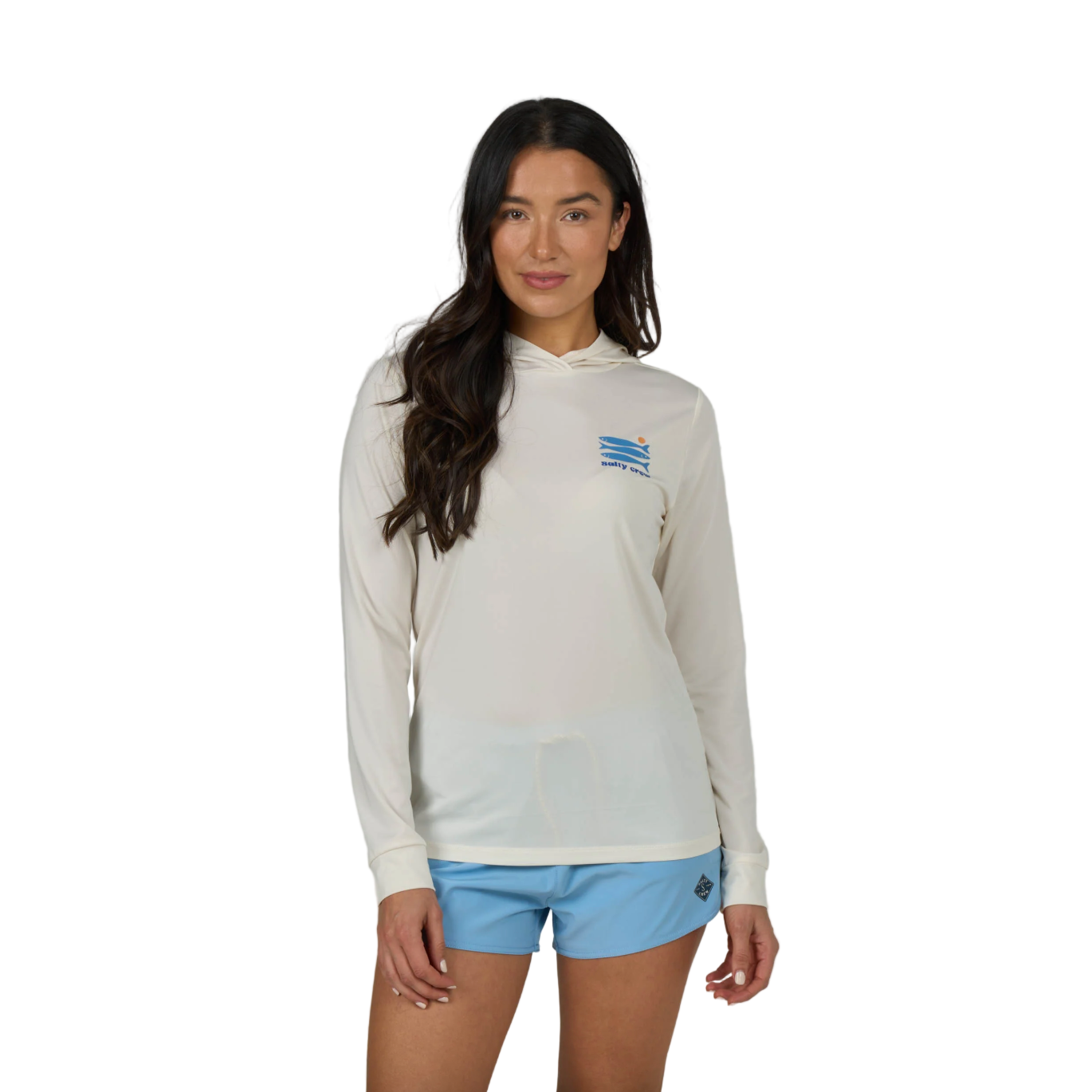 Small Bite Hood Sunshirt - Off White