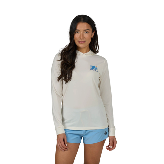 Small Bite Hood Sunshirt - Off White