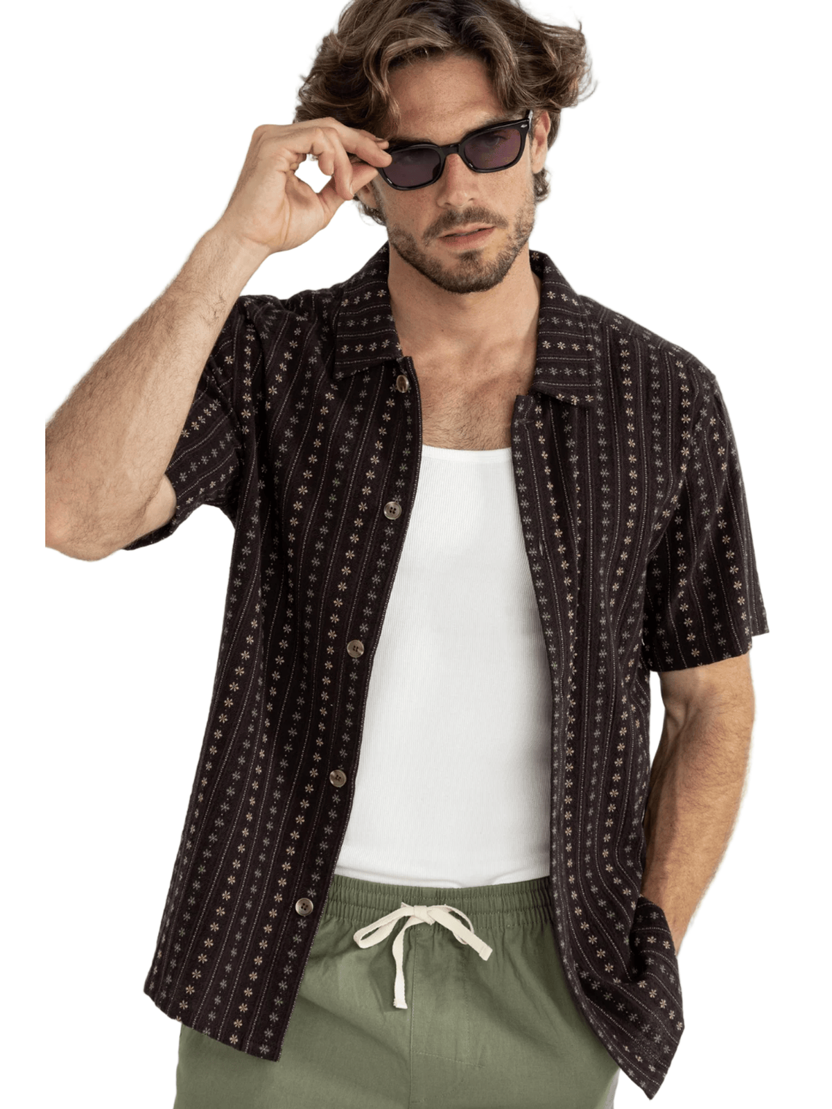 Rhythm - Dakota Stripe SS Shirt - Velocity 21