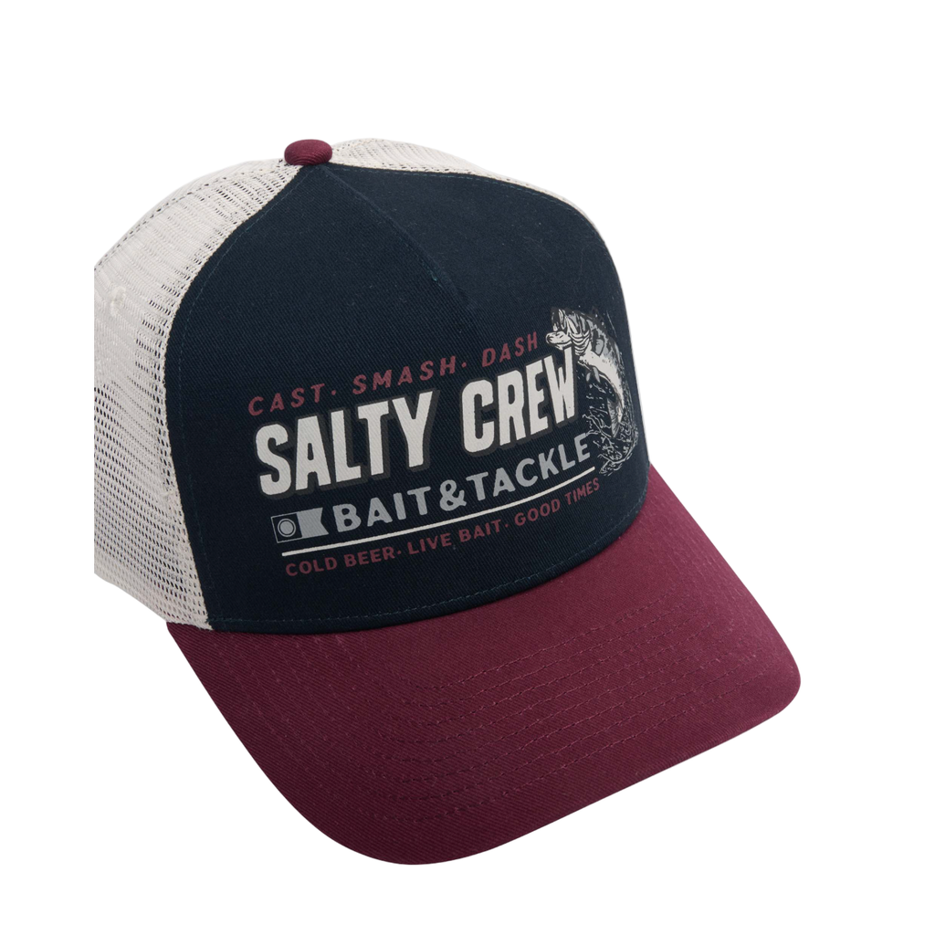 Salty Crew - Live Bait Retro Trucker - Navy - Velocity 21
