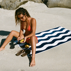 Slowtide - Stripe Premium Woven Beach Towel - Velocity 21