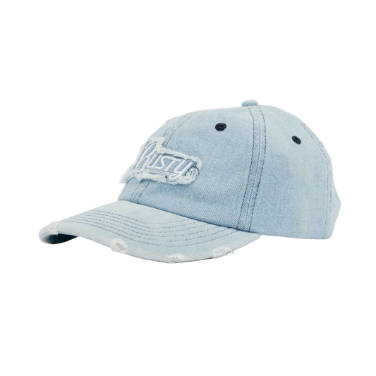 Beta Denim Distressed Dad Cap