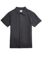 Rhythm - Classic Linen SS Shirt - Black - Velocity 21