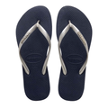 Havaianas - Slim Metal Logo - Navy/Silver - Velocity 21