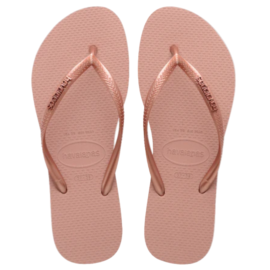 Havaianas - Slim Metal Logo - Rose Blush - Velocity 21