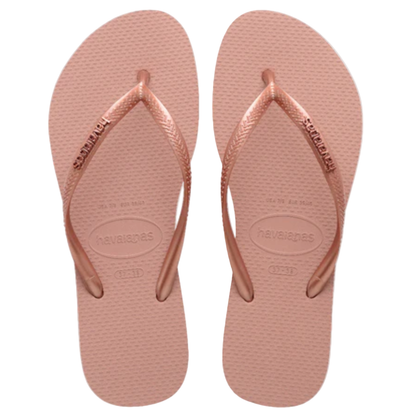 Havaianas - Slim Metal Logo - Rose Blush - Velocity 21
