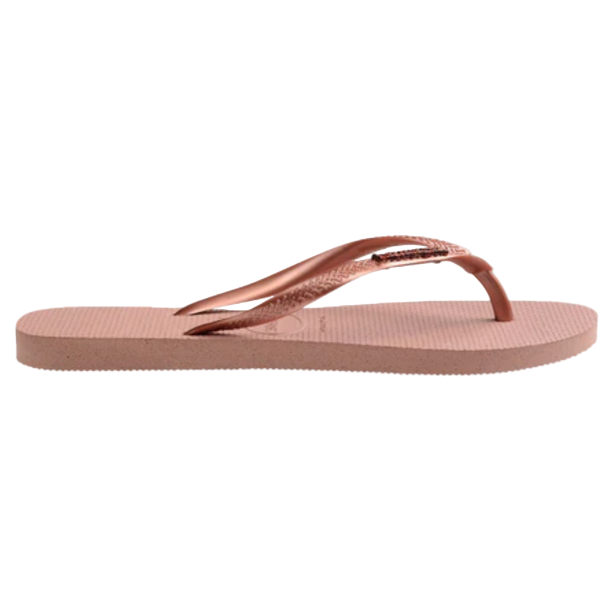 Havaianas - Slim Metal Logo - Rose Blush - Velocity 21