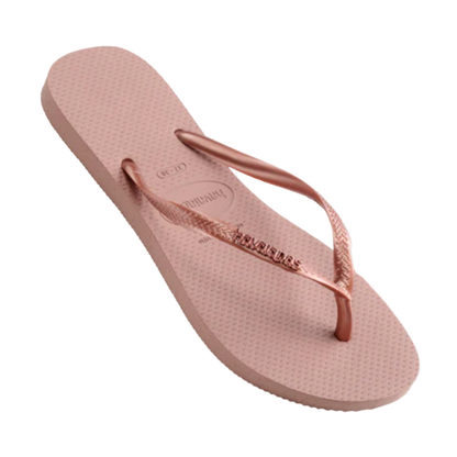 Havaianas - Slim Metal Logo - Rose Blush - Velocity 21