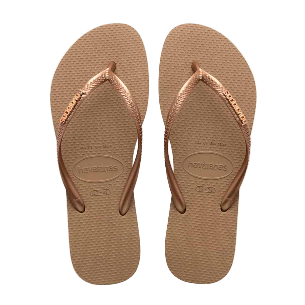 Havaianas - Slim Metal Logo - Rose Gold - Velocity 21
