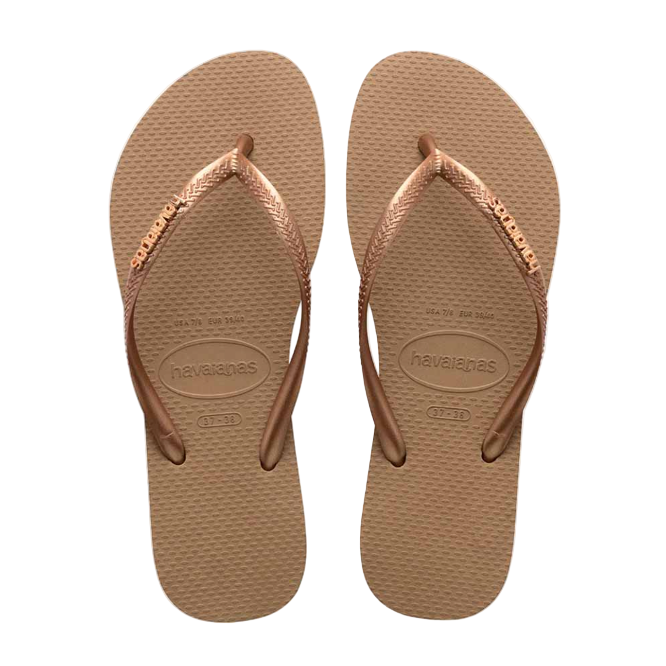 Havaianas - Slim Metal Logo - Rose Gold - Velocity 21