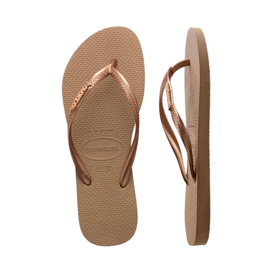 Havaianas - Slim Metal Logo - Rose Gold - Velocity 21