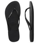 Havaianas - Slim Metal Logo - Black/Silver - Velocity 21