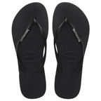 Havaianas - Slim Metal Logo - Black/Silver - Velocity 21
