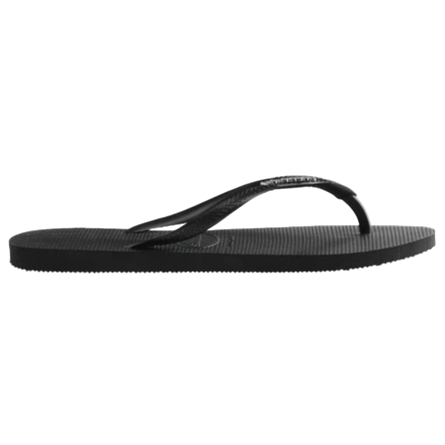 Havaianas - Slim Metal Logo - Black/Silver - Velocity 21