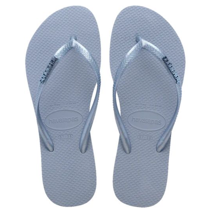 Havaianas - Slim Metal Logo - Ashley Blue - Velocity 21