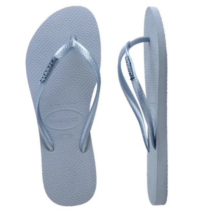 Havaianas - Slim Metal Logo - Ashley Blue - Velocity 21