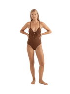 Rhythm - Sunset Tie Front One Piece - Velocity 21