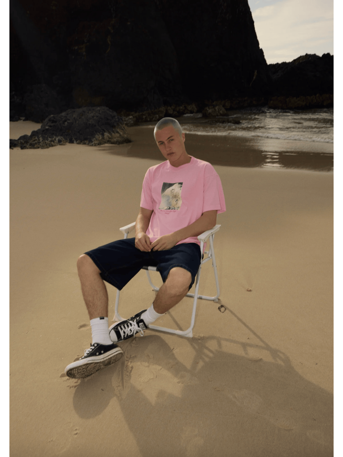 Afends - Too High Recycled HW Boxy Fit Tee - Vintage Pink - Velocity 21