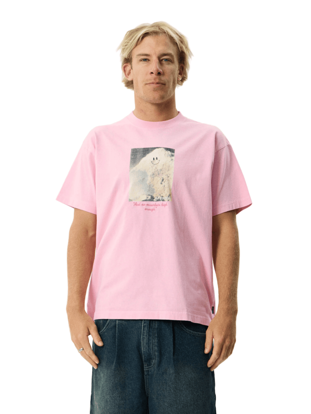 Afends - Too High Recycled HW Boxy Fit Tee - Vintage Pink - Velocity 21