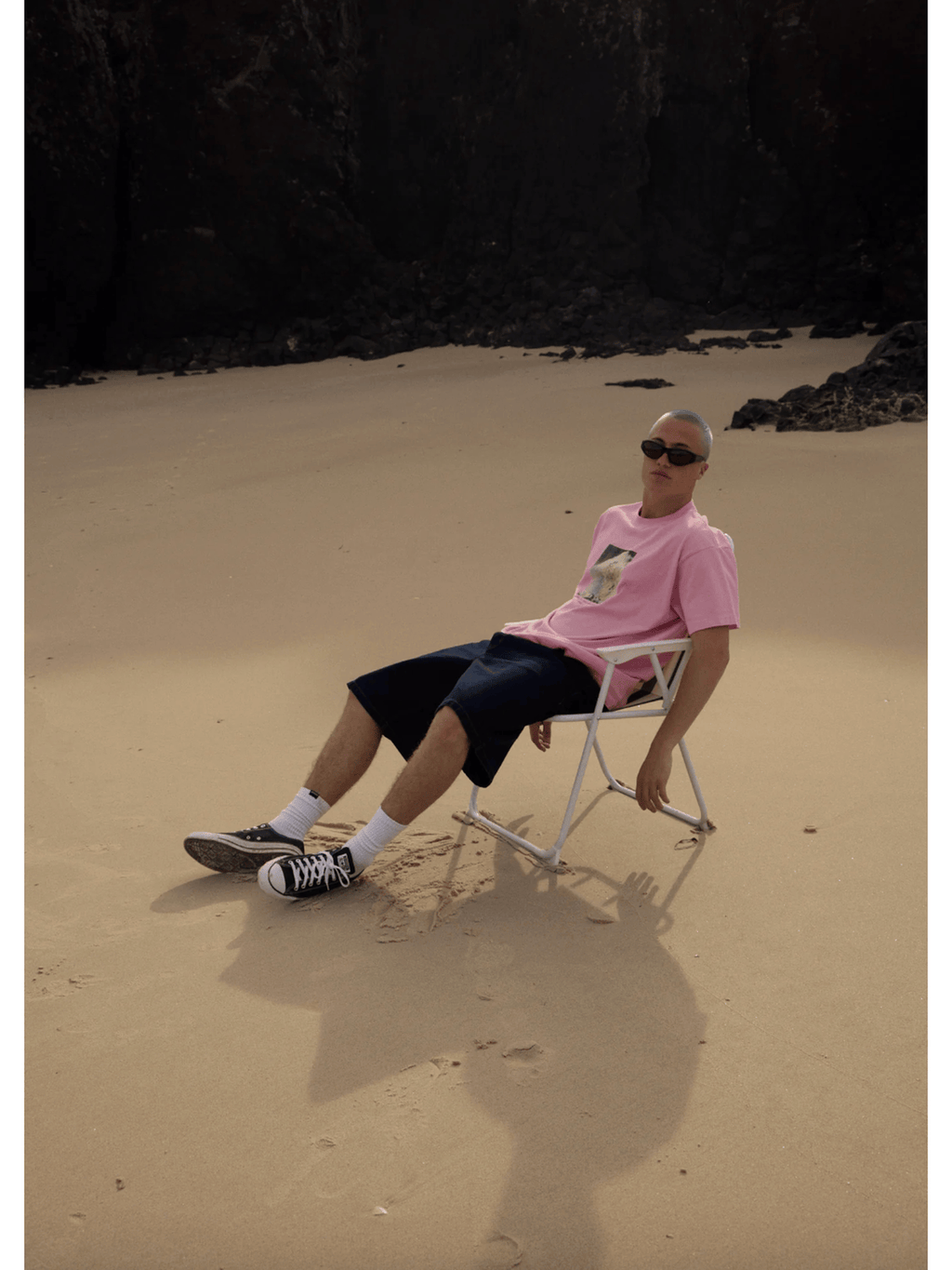 Afends - Too High Recycled HW Boxy Fit Tee - Vintage Pink - Velocity 21