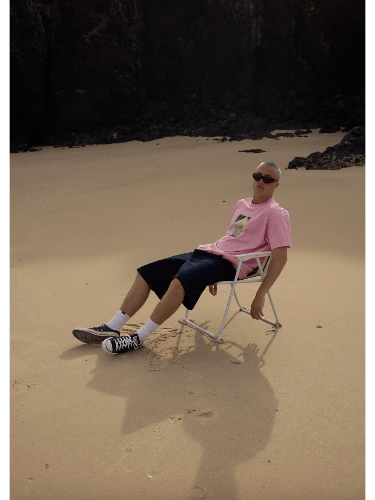 Afends - Too High Recycled HW Boxy Fit Tee - Vintage Pink - Velocity 21