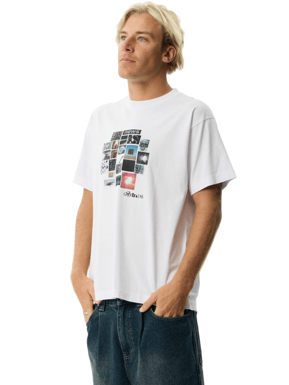Afends - Framed Recycled Boxy Fit Tee - Velocity 21