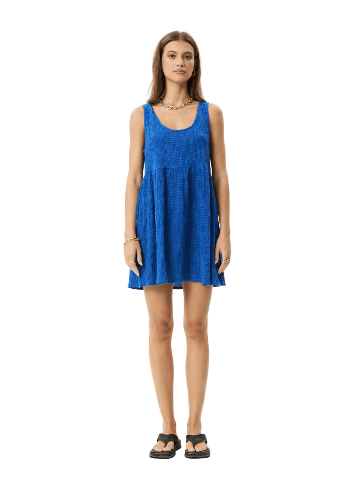 Afends - Marina Jesse Hemp Seersucker Mini Dress - Velocity 21