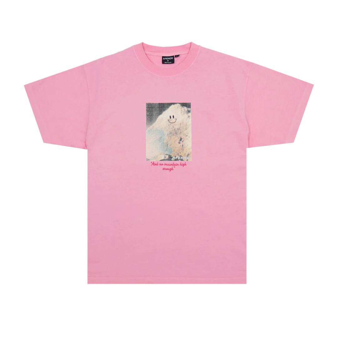 Too High Recycled HW Boxy Fit Tee - Vintage Pink