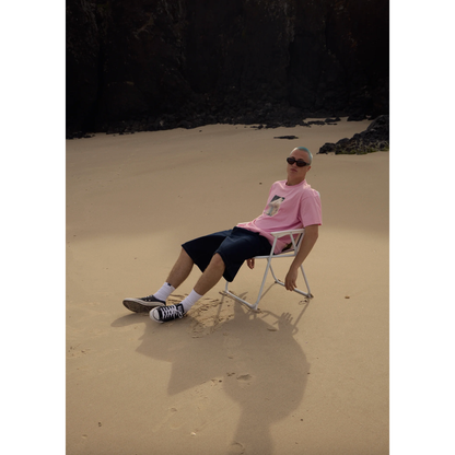 Too High Recycled HW Boxy Fit Tee - Vintage Pink