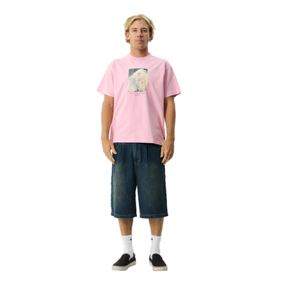 Too High Recycled HW Boxy Fit Tee - Vintage Pink