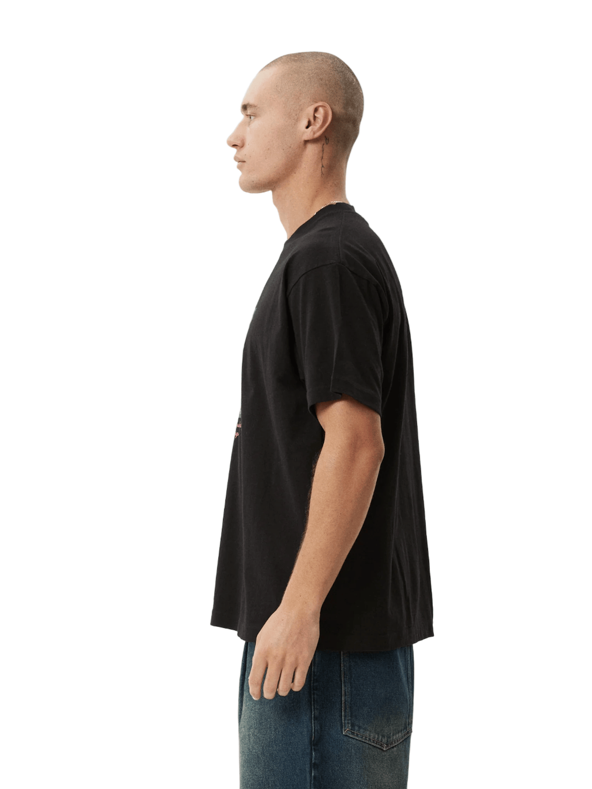 Afends - Too High Recycled HW Boxy Fit Tee - Black - Velocity 21