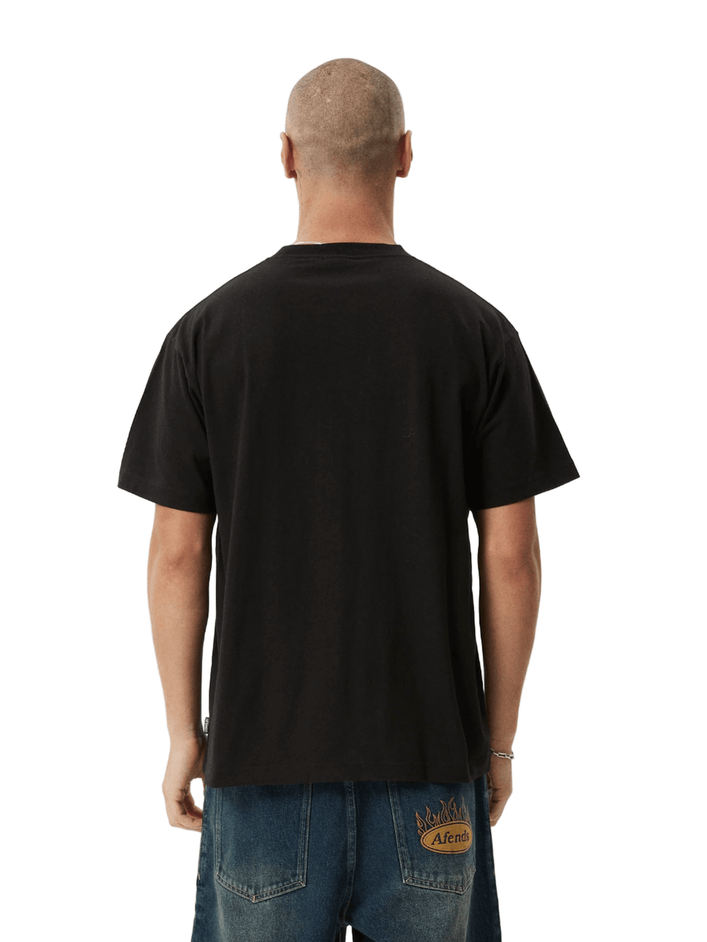 Afends - Too High Recycled HW Boxy Fit Tee - Black - Velocity 21
