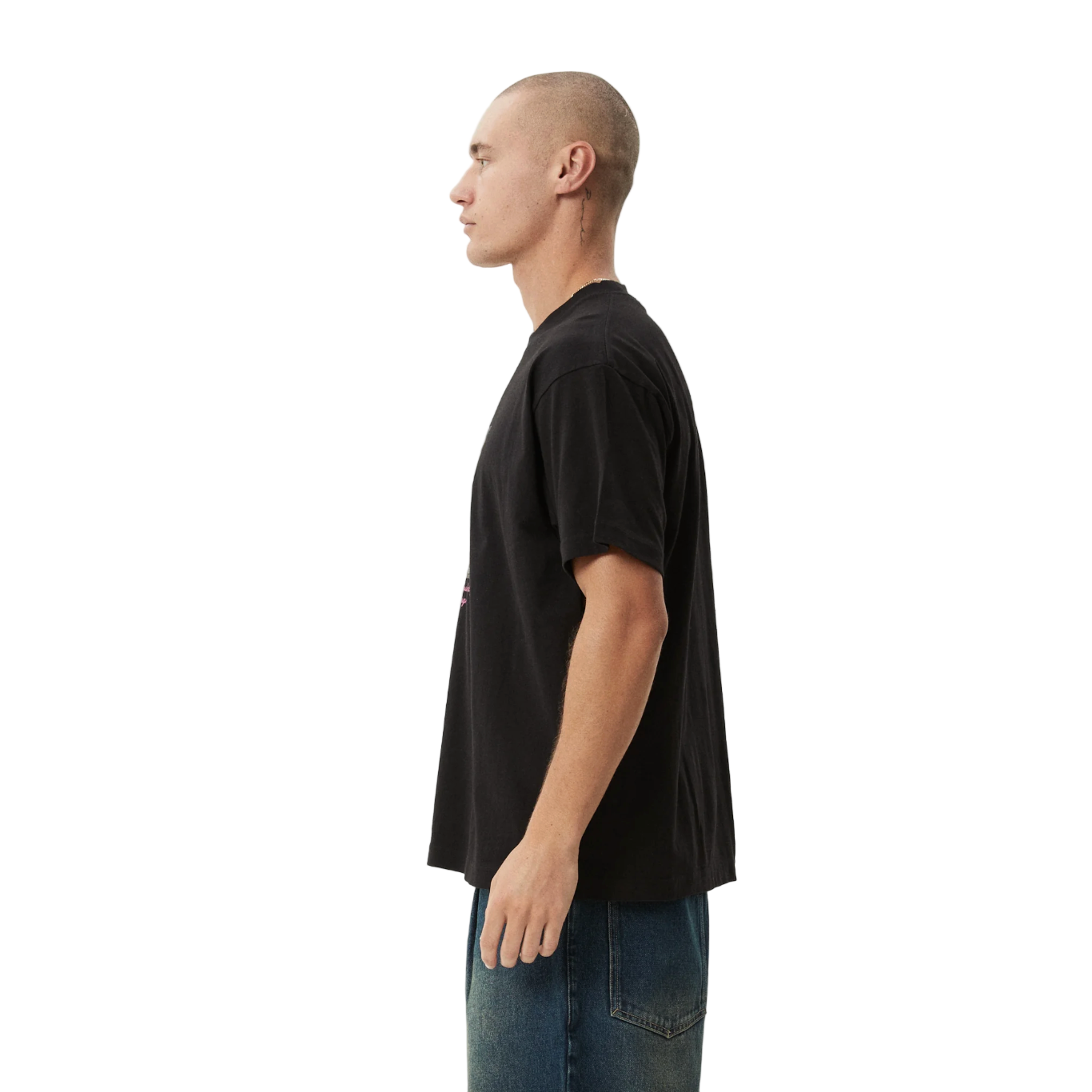 Afends - Too High Recycled HW Boxy Fit Tee - Black - Velocity 21
