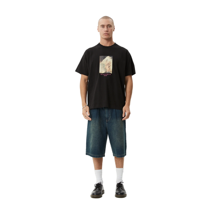 Afends - Too High Recycled HW Boxy Fit Tee - Black - Velocity 21