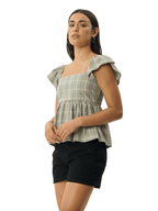 Afends - Scout Recycled Check Top - Velocity 21