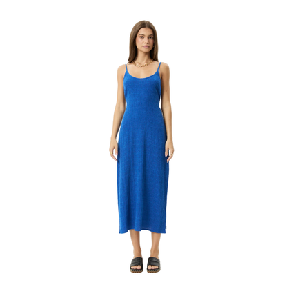 Marina Jesse Hemp Seersucker Maxi Dress