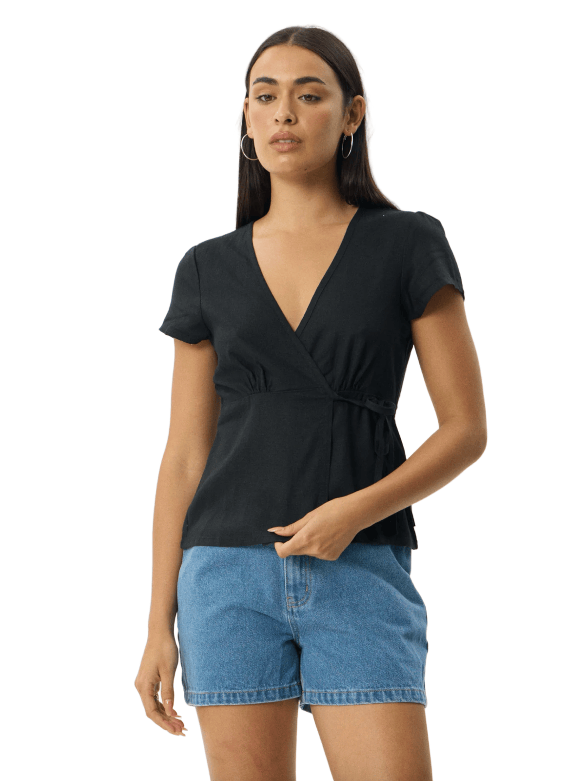 Afends - Loula Hemp Wrap Top - Velocity 21